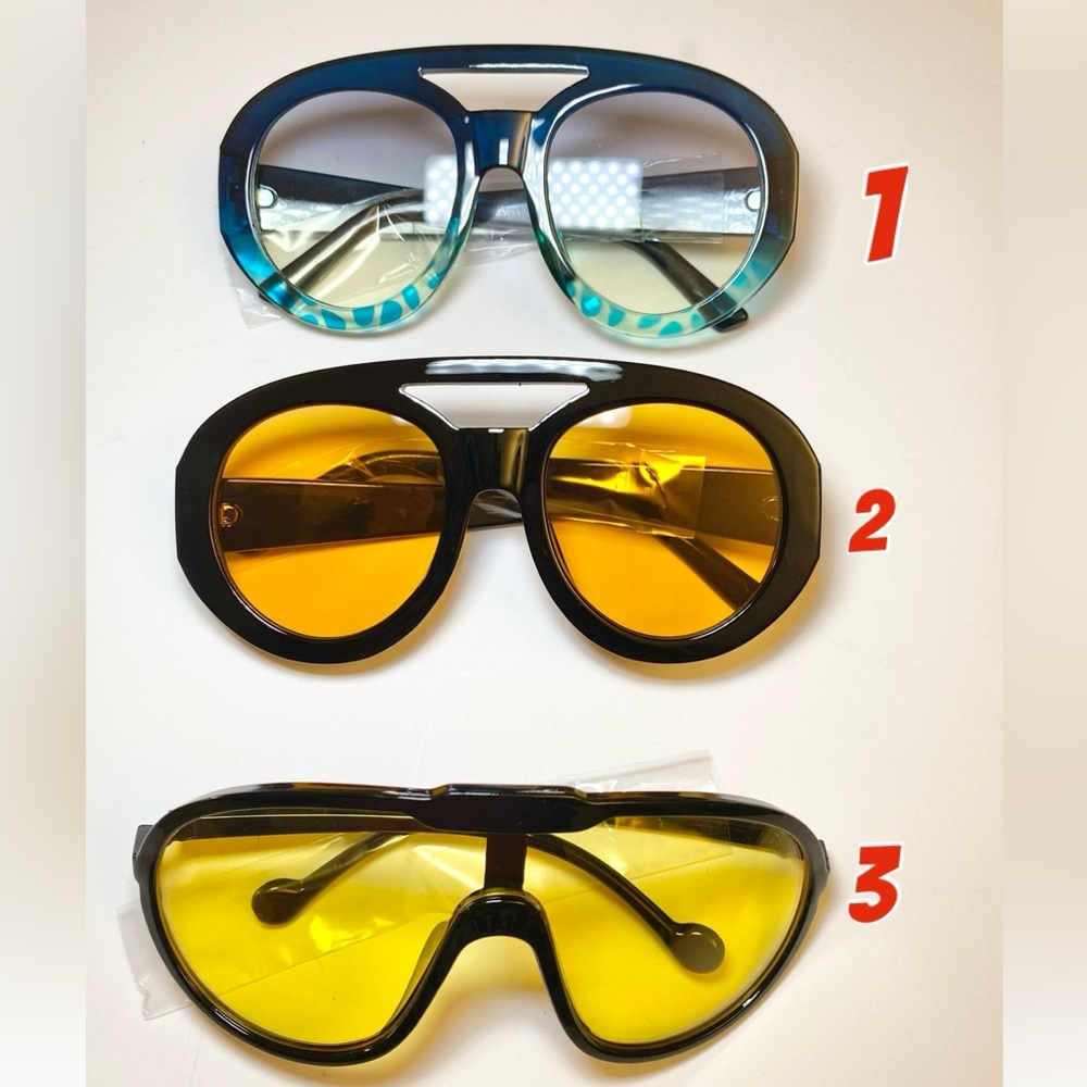(2  & 3 avail) Trendy & Personality sunnies (Blue Sold-out)